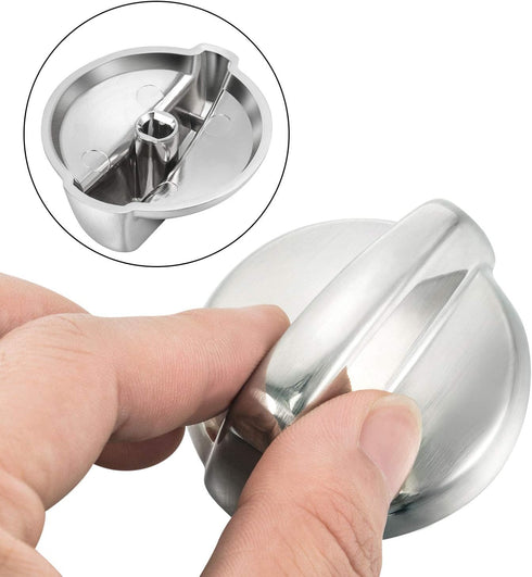 WB03T10284 Knobs Burner Control Knobs Compatible with General Electric GE Range/ Stove/ Oven Knob Replace for AP4346312 PS2321076 (6 Pack)